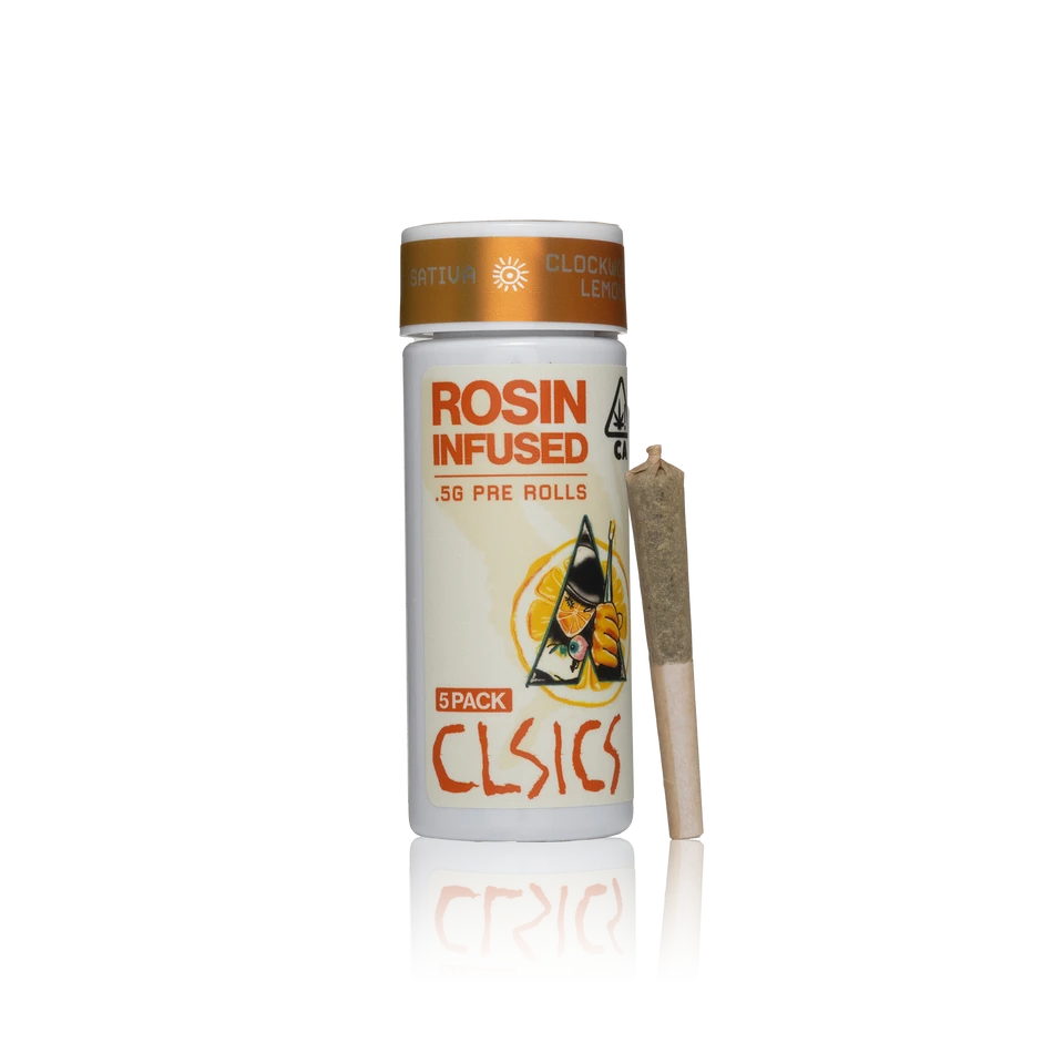 Rosin Infused Pre-rolls 5PK.